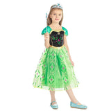 Snow Queen Elsa Dresses for Girls Costumes Kids Cosplay Halloween Princess Children Gowns Clothing Party Dresses Outfits 2-10Yrs