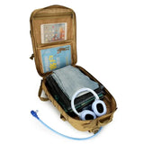Bolsa de Montañismo de camuflaje al aire libre, mochila de viaje deportiva para hombres y mujeres, mochila de 45L, bolsa de senderismo, equipo de Camping