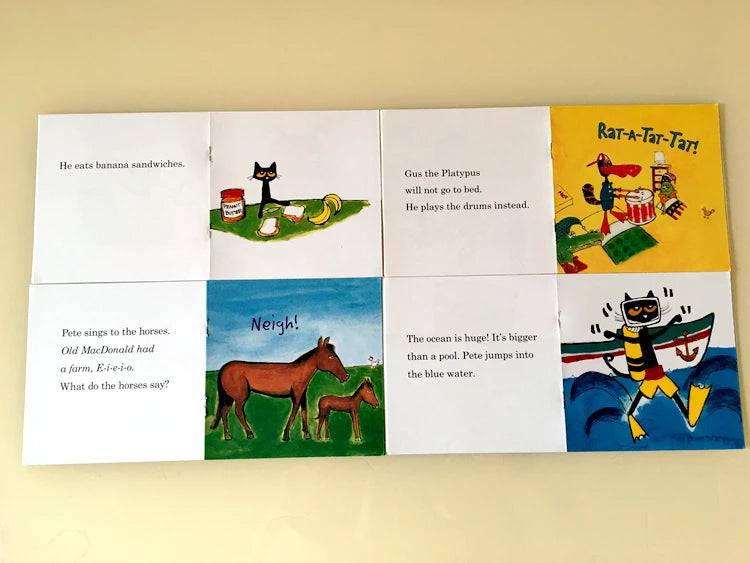 I Can Read Phonics 12 Books/Set My Very First Picture Books English Story Pocket Book for Children Kids Baby Montessori Reading