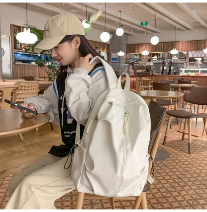 Large Capacity Schoolbag Male and Female High School College Students Simple Leisure Sports Backpack Fashion Travel Backpack