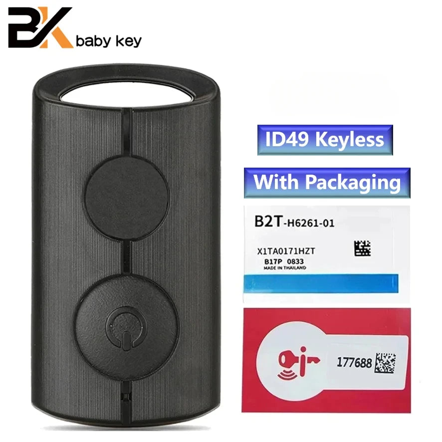 Original B2T Motorcycle Control Key Fob 433.92Mhz ID49 Chip For Yamaha NMAX TMAX NVX155 Xmax300 Xmax 125 250 300 400