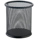 MOTARRO 1Pcs Pencil Holder Office Desk Metal Mesh Square Round Pen Pot Cup Case Container Organiser Durable Pencil Case