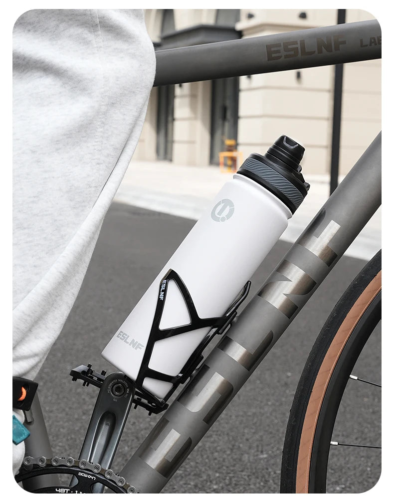 Cycling Thermal Water Bottle 0.65L Large Capacity Insulated Kettle Heat Storage Water Cup Sports MTB Cycling Accessories
