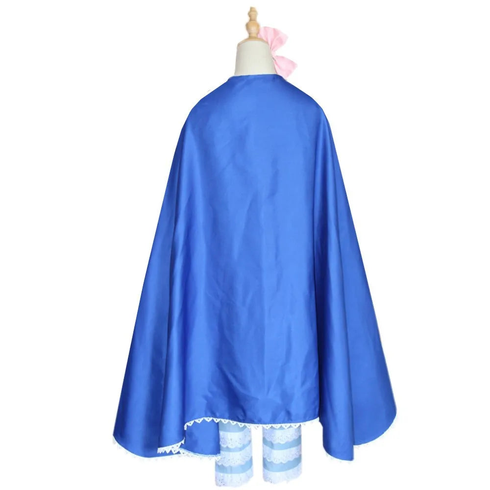 ToyStory 4  Dis-ney Little Bo Peep Cosplay Clothes Cloak Suit Anime Bo Peep Cosplay Costumes for Women Halloween Party Costumes