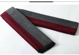 Designer Brand Plaid Men's Cashmere Scarf Winter Warm Scarves Shawls Casual Business Long Wraps Pashmina Christmas Gift for Man