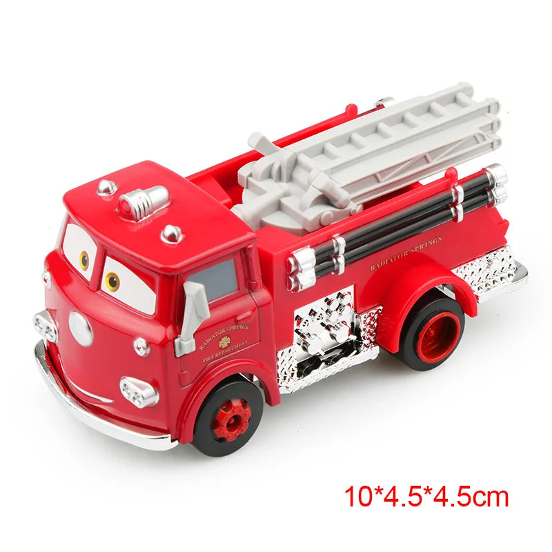 Disney Pixar Cars 3 2 Metal Diecast Car Toy Lightning McQueen Queen of England Fritter Miss For Kids Boy Birthday Toy Car Gifts