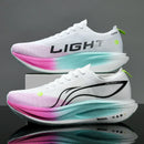 Marathon Cushion Carbon Plate Sports Running Shoes Men Breathable Lightweight Women Comfortable Nonskid Speciality Sneakers 45