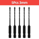 Cross Hex Tile Drill Bit For Glass Concrete Ceramic Tile Hole Opener Tunsten Carbide Hard Alloy Bits Set Tools 3 4 5 6 8 10 12mm