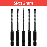 Cross Hex Tile Drill Bit For Glass Concrete Ceramic Tile Hole Opener Tungsten Carbide Hard Alloy Bits Set Tools 3 4 5 6 8 10 12mm