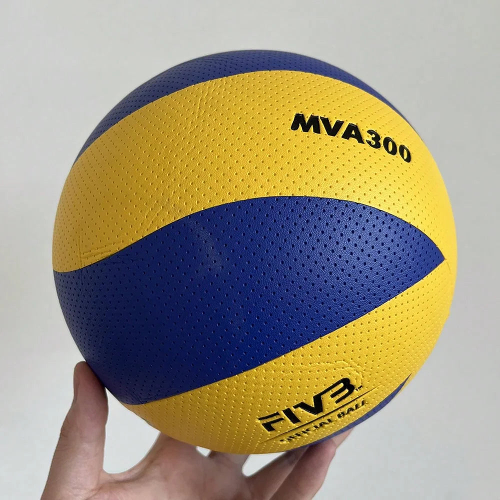 Indoor Outdoor Volleyball New High Quality Leather PU/PVC Soft Beach Volleyball Hard Volleyball V300W/V200W/MVA300/MVA200 Ball