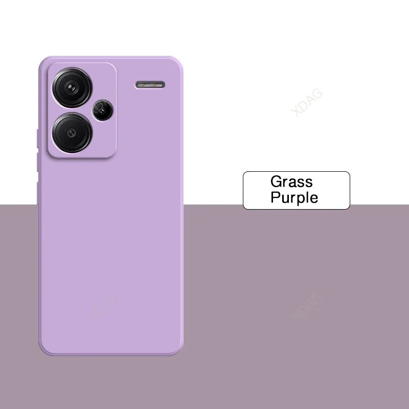 Original Soft Case for Xiaomi Redmi Note13 Note 13 Pro Plus Pro+ 13Pro+ 5G Shockproof Full Protective Liquid Silicone Back Cover