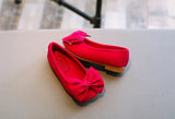 2024 New Fashion Girls Shoes PU Leather With Big Bowtie Candy Color Children Sandals Slip-on Kids Casual Shoes 21-36 Soft Hot