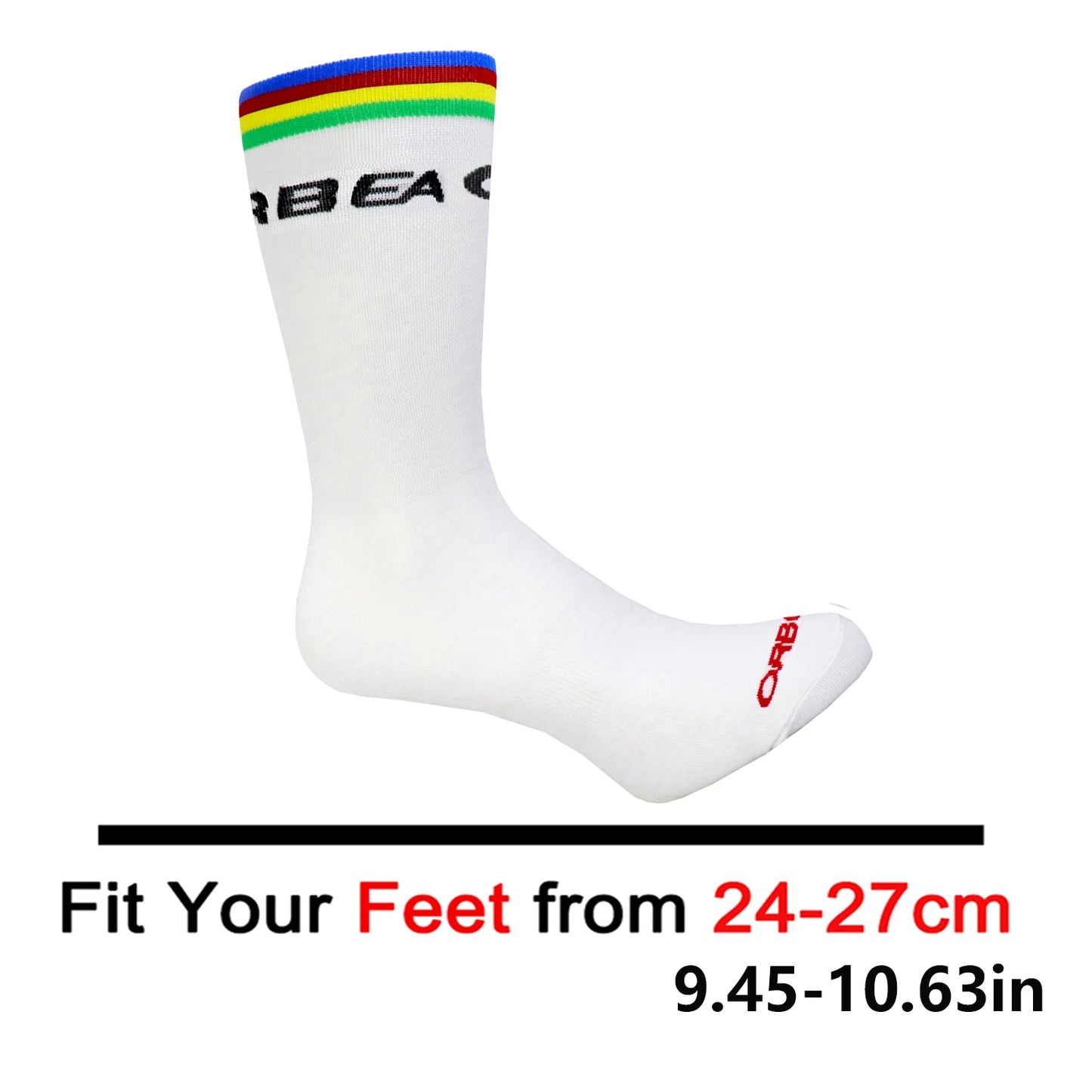 Calcetines de ciclismo ORBEA ORCA para hombre y mujer, de secado rápido, para primavera y otoño, para fútbol, ​​rugby y running.