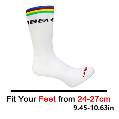 Calcetines de ciclismo ORBEA ORCA para hombre y mujer, de secado rápido, para primavera y otoño, para fútbol, ​​rugby y running.