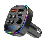 Car MP3 Player with Wireless FM Transmitter and USB-C Fast Charging Port for Reliable Connection and Hands-Free Use