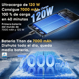 realme GT 7T Smartphone 5G 2025 New MediaTek 8400-MAX 7000mAh Titan Battery 120W Ultra Charge 6.8'' 120Hz Display Global Version