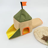 New Little Pet Hiding Place Hamster Guinea Pig Toy House Landscaping Small House Little Pet Tunnel House Little Pet Products