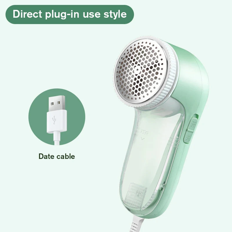 Household Clothes Shaver Fabric Lint Remover Fuzz Electric Fluff Portable Brush Blade Professional Rechargeable Fur Ball Trimmer