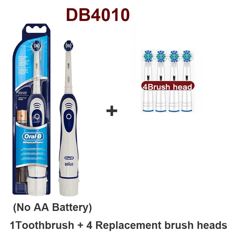 Oral B Electric Toothbrush Rotation Precision Clean Tooth Remove Plaque Adult Tooth Brush 5010 with Gift Replacement Brush Heads