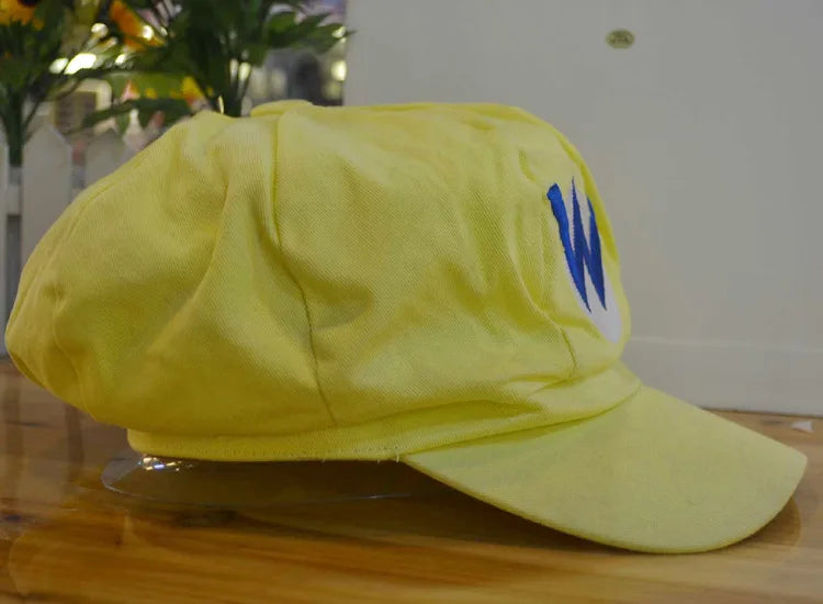 Game Super Mario Bros Luigi Plumber Cosplay Demo Hat Waluigi Wario Odyssey Cartoon Sunhat Halloween Party Hat Accessories Props