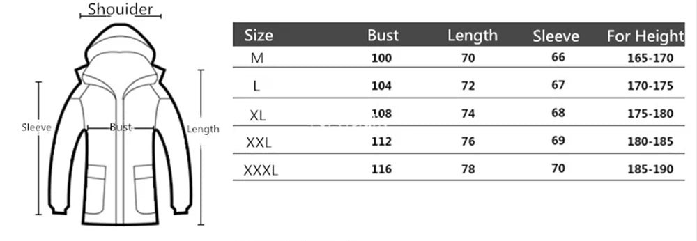 CHRYSLER 2022 Men's New Winter Hooded Cotton Jacket Casual Slim Fit Patchwork Zipper Coat Long Sleeves Warm Oversized Coat Tops