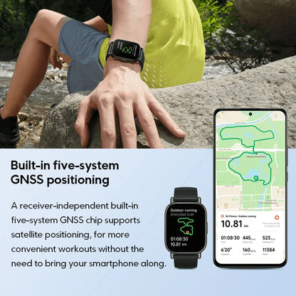Global Version Xiaomi Redmi Watch 5 Lite 1.96'' AMOLED display 18-Day Battery life Built-in GNSS 5ATM Bluetooth® calling
