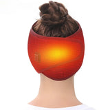 Electric Heating Head Wrap Headache Relief Headband Heated Head Belt Scalp 3 Temperature Levels for Migraines Relaxing