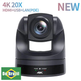 Runpu 4K30fps 20X Optical Zoom AI-Tracking Ptz HDMI Camera LAN POE Live Streaming Broadcast Video Conference System Camera
