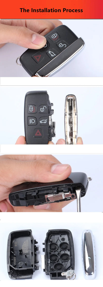 Remote Car Key Replacemen Shell For Range Rover Sport Evoque Freelander Discovery 4 LR2 LR4 A9 XE XJ XJL XF XFL Car Accessories