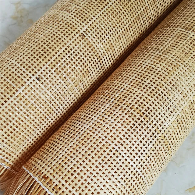 Rattan real natural do rolo da correia da cana de 60cm x 1-3 medidores para material da mobília da tabela da cadeira