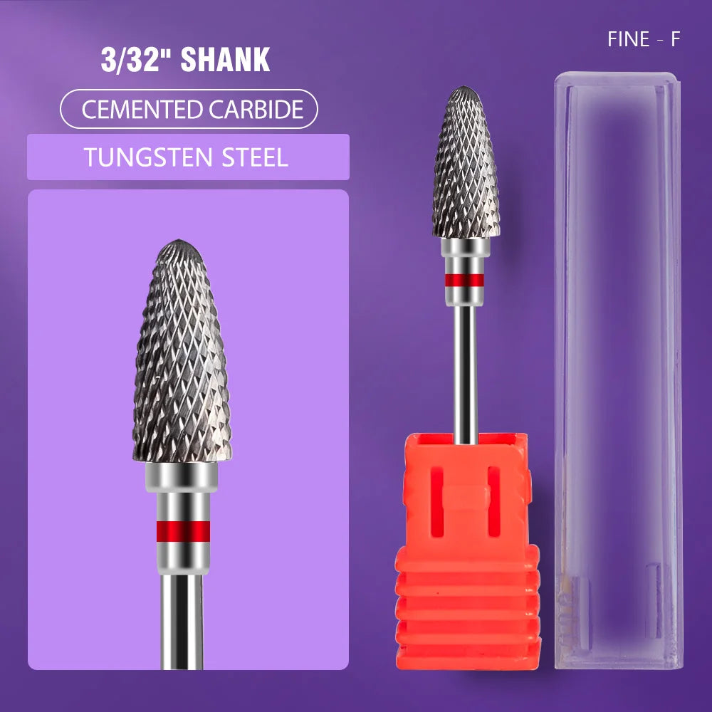 1pc Nail Drill Bit Rotate Burr Milling Nail Cutter Bits Electric Drill Machine For Manicure Pedicure Tools