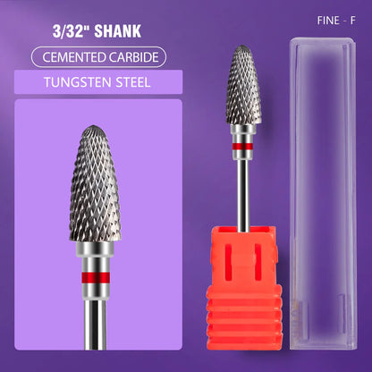 1pc Nail Drill Bit Rotate Burr Milling Nail Cutter Bits Electric Drill Machine For Manicure Pedicure Tools