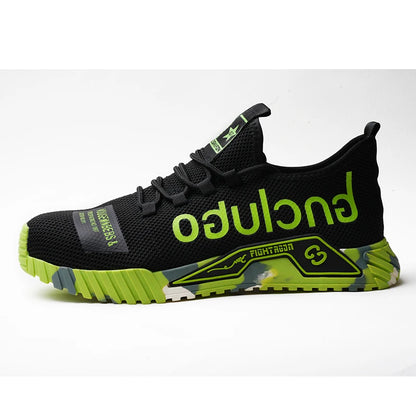 Steel Toe Safety Shoes Men Anti-Smash Anti-puncture Work Shoes Men Breathable Work Sneaker Indestructible Work Safety Boots