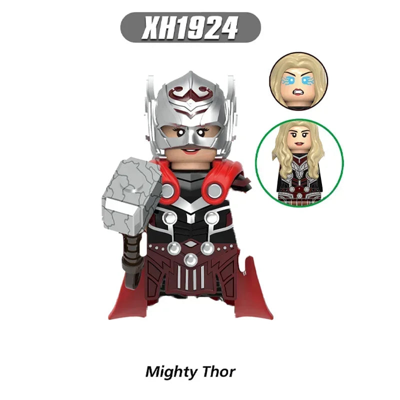 Marvel Avengers Superhero Building Blocks Iron Man Doctor Strange Hulk Thanos Spider-Man Venom Hawkeye Bricks Toys