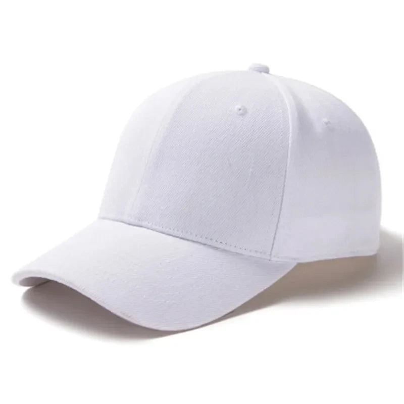 Solid Color Baseball Caps for Women Men Summer Sun Hats Adjustable Snapback Hats Unisex Street Hip Hop Hat Sun Visor Caps