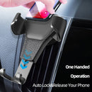 NEW Gravity Car Holder For Phone Air Vent Clip Mount Mobile Cell Stand Smartphone GPS Support For iPhone Mobile Phone
