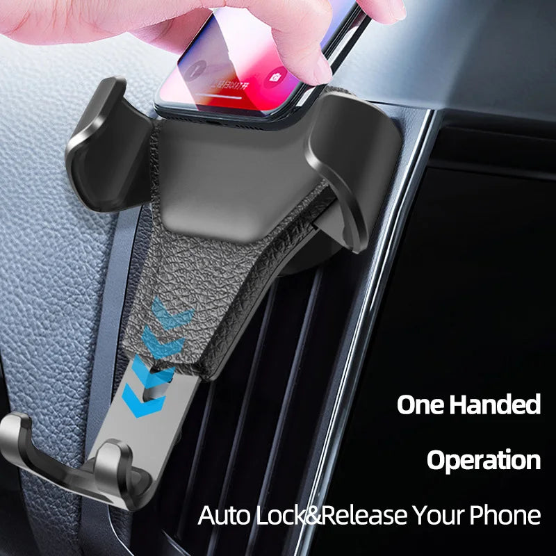 NEW Gravity Car Holder For Phone Air Vent Clip Mount Mobile Cell Stand Smartphone GPS Support For iPhone Mobile Phone