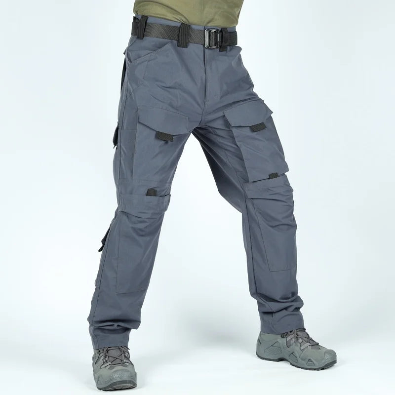 Men's Urban Ops Tactical Cargo Pants Work Casual Water Resistant Hiking Climbing Pants for Men Combat Trousers Army Combat Pants