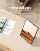 Large Mouse Pad,Office Desk Mat, Leather Desk Pad Protector, Non-Slip PU Leather Desk Blotter, Laptop Desk Pad