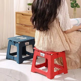 Taburete plegable ligero para el hogar, ideal para pesca, ocio, niños, pequeño banco para exteriores, portátil, de plástico antideslizante.