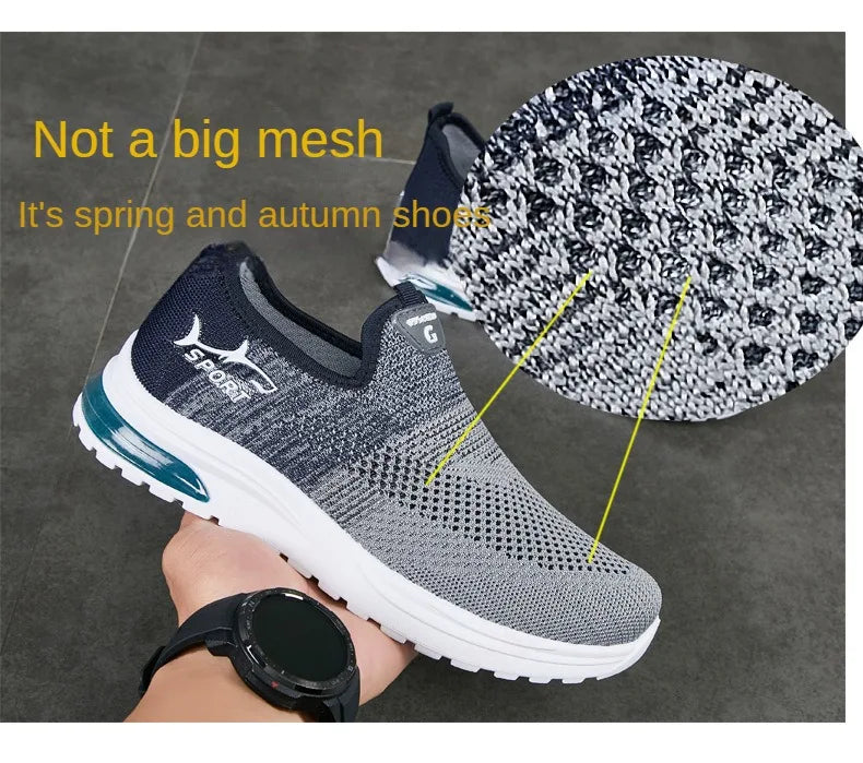 Men's summer shoes 2025 new lazy shoes breathable mesh casual sports shoes man comfortable cheap shoes clearance free shipping