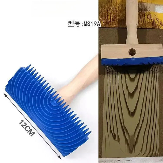 7 Inch DIY Graining Painting Tool Wood Texture Paint Roller Imitation Wood Pattern Tools For Wall Room Art Wood Grain Tool Set