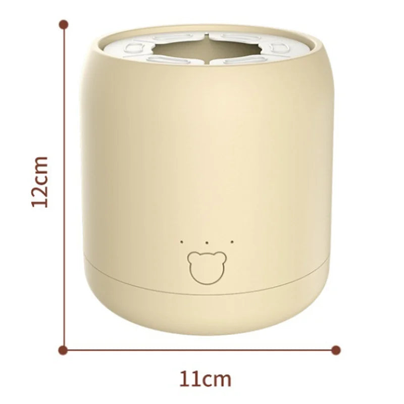 Mezclador de biberones eléctrico automático, mezcla caliente, biberón de fórmula instantáneo, carga USB, manos libres, máquina de limpieza sencilla