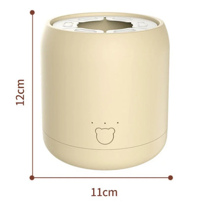 Mezclador de biberones eléctrico automático, mezcla caliente, biberón de fórmula instantáneo, carga USB, manos libres, máquina de limpieza sencilla