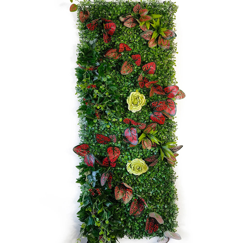 40X120CM Artificial Plant Lawn Subtropical Simulation Plant Grass Wall Panel Background Suitable For Hotel Garden Decoration