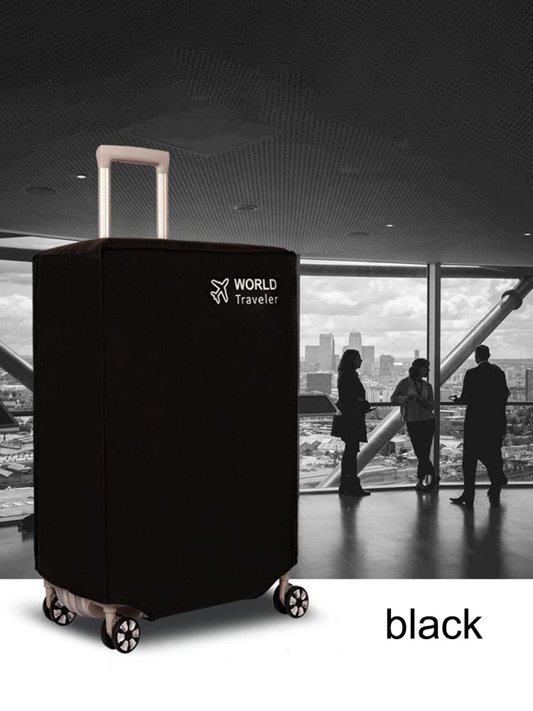 Luggage Compartment Protective Cover Wear Resistant Non Woven Fabric Thickened Dust Cover Durable Travel Case Cover Black Travel