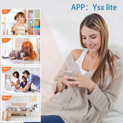 Minicámara inalámbrica X5 de 1080P para vigilancia, videocámara de seguridad con visión nocturna y detección de movimiento, monitor para casa inteligente.