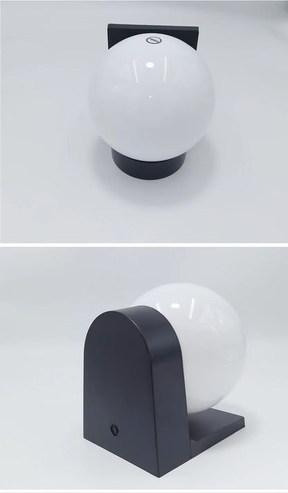Outdoor Wall Lamp Balcony Bedroom Corridor Courtyard Lamp Acrylic Lamp Shade E27 Spherical Wall Lamp Upper and Lower Wall Lamp