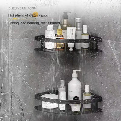 Bathroom Nail-free Shelf Shower Corner Shelf Aluminum Shampoo Shelf Shower Supply Storage Bathroom Accessories Bathroom Shelves