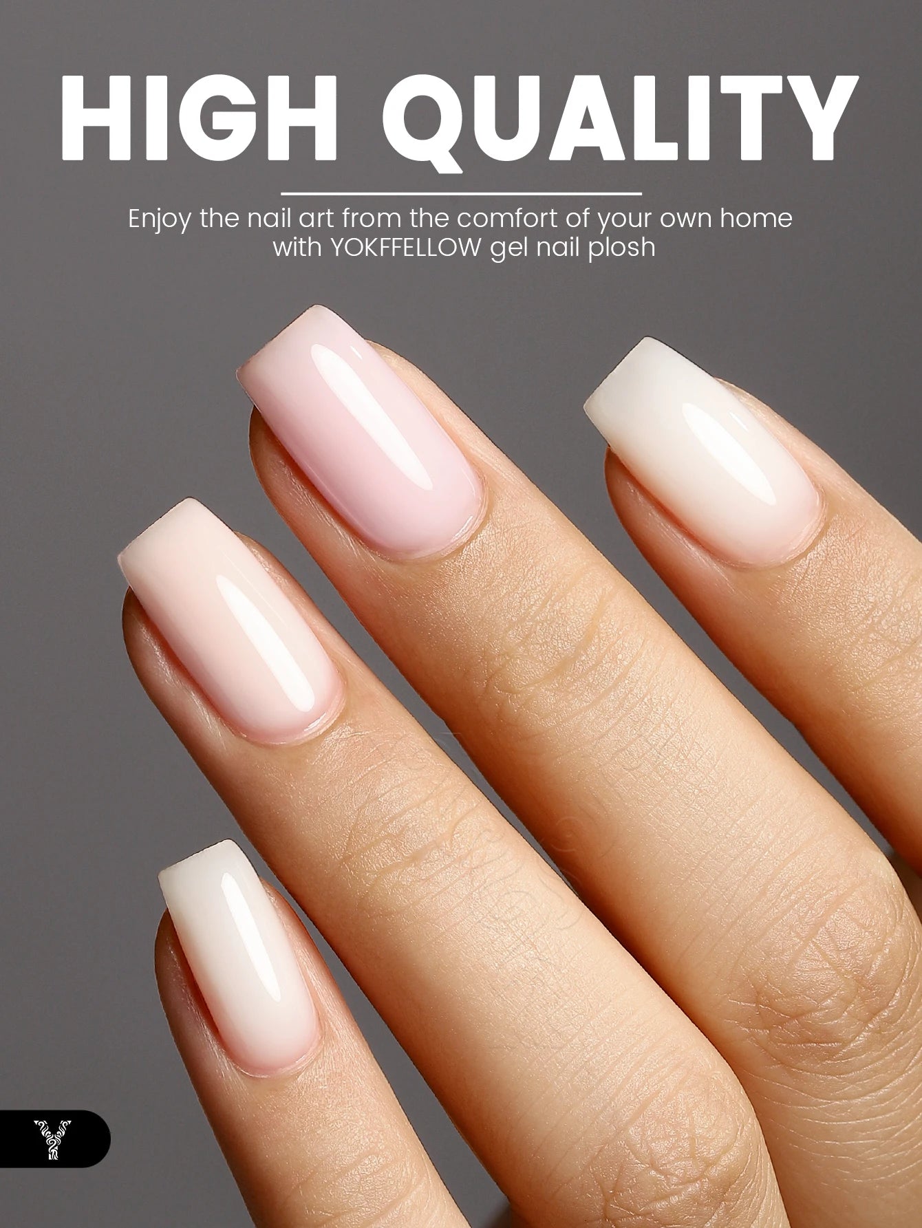 NEW YOKEFELLOW 10ml Crystal Jelly Nude Red Pink Gel Nail Polish Transparent Semi-permanent UV Gel Nail Art Soak Off Gel Varnish